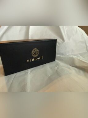 Versace Black and Gold Medusa Logo Gift Box